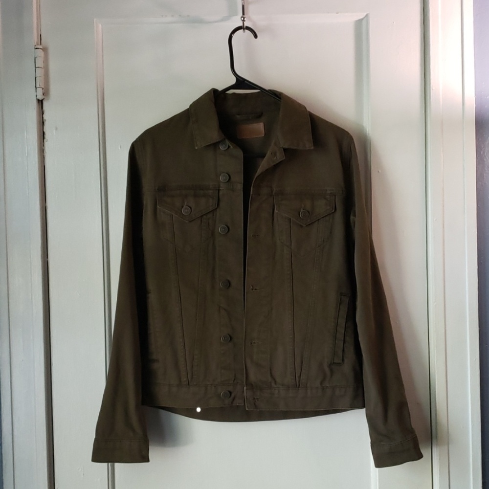 Asos Green Jean Jacket (XS)